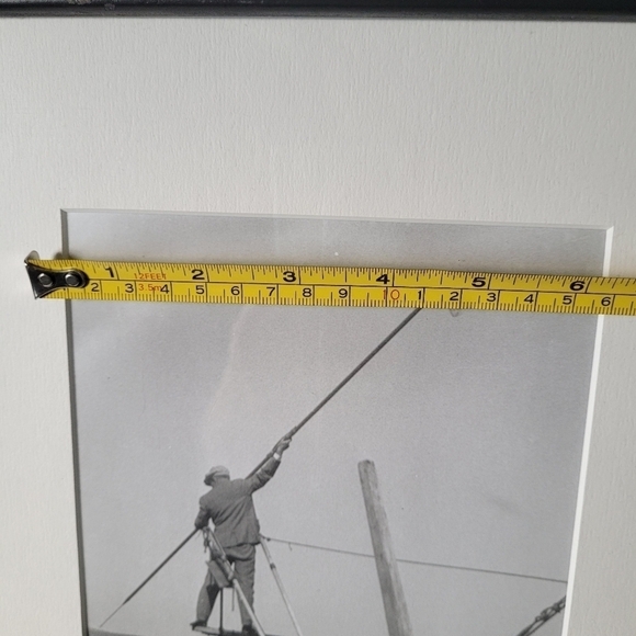 Original Framed Photograph by JJ Knickle titled  "Sword Fisherman" 1922 Signed - Picture 7 of 11